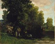 Edge of the Pool, Gustave Courbet